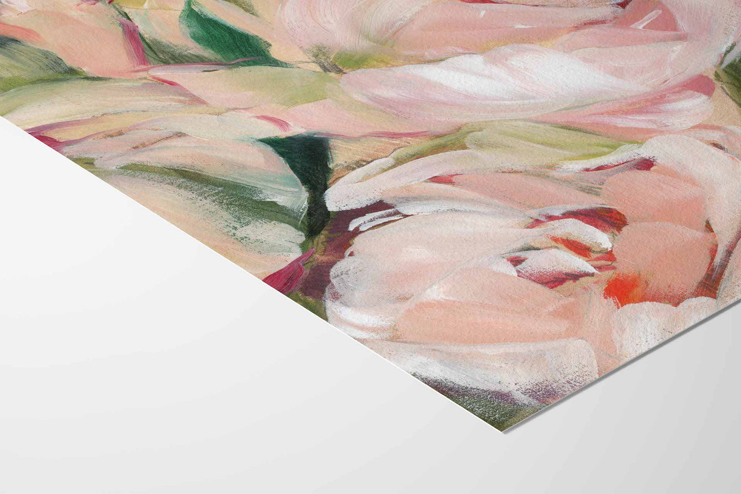 edge of paper print