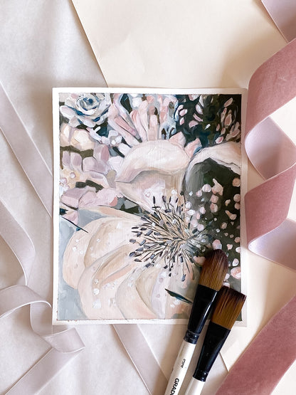 Feminine Beauty Series | No. 10 | Original Oil on Paper