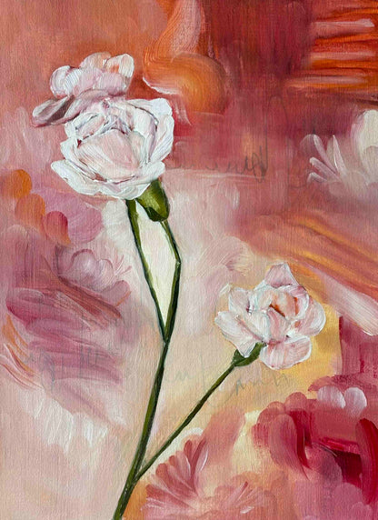 Day 14 - Daily Painting Challenge - Carnation