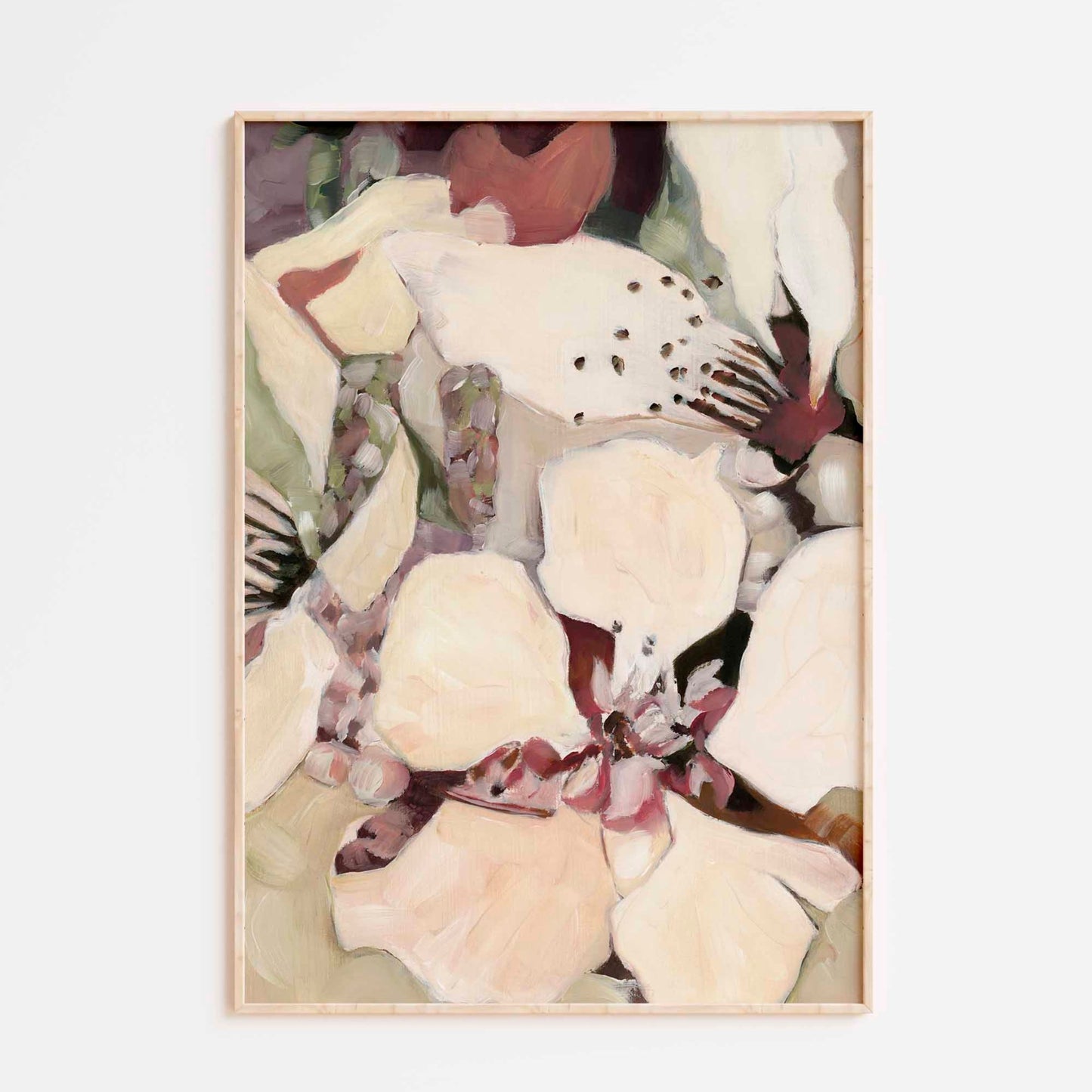 Apple Blossom Oil Painting - Floral Fine Art Print