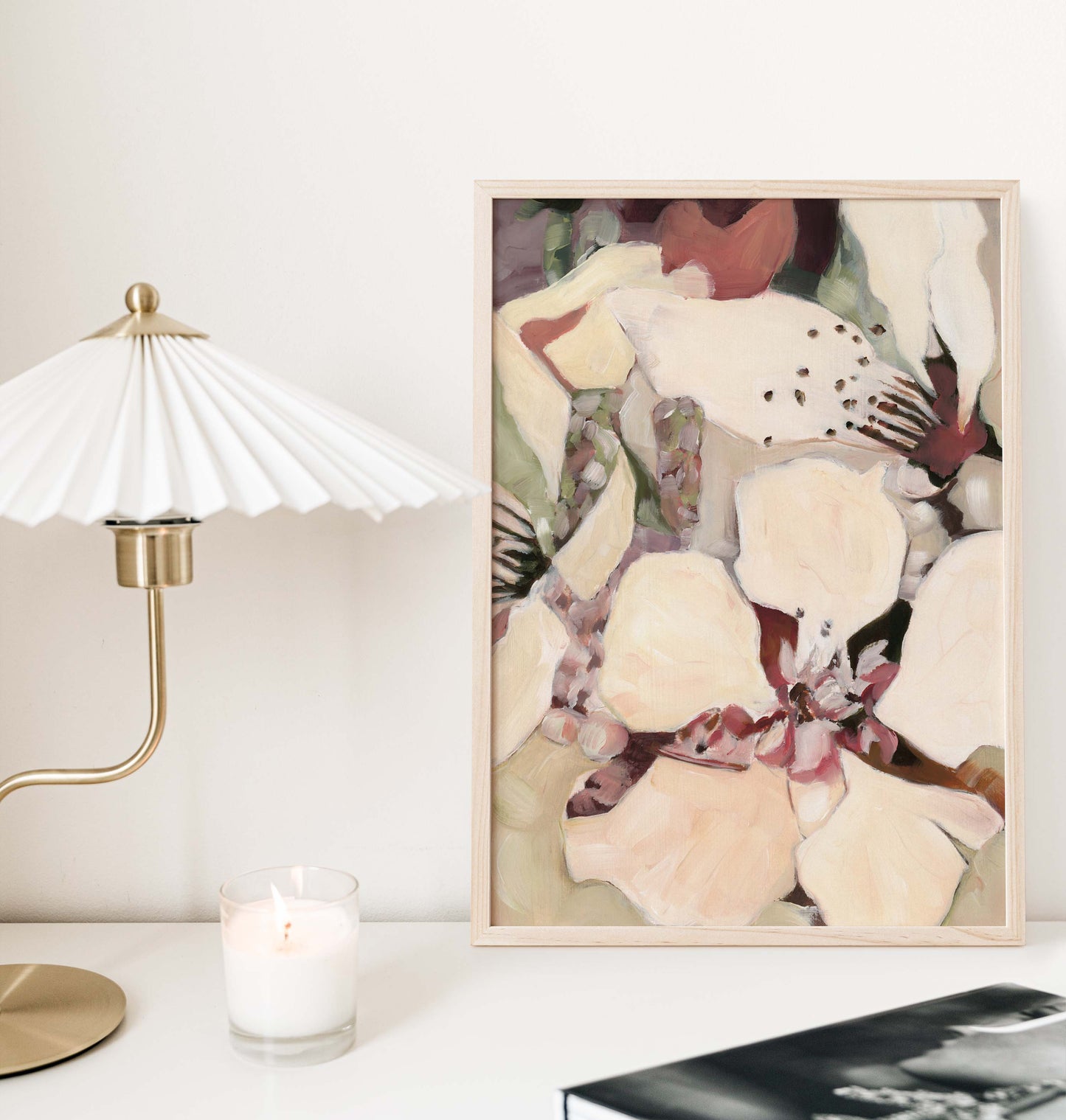 Apple Blossom Oil Painting - Floral Fine Art Print