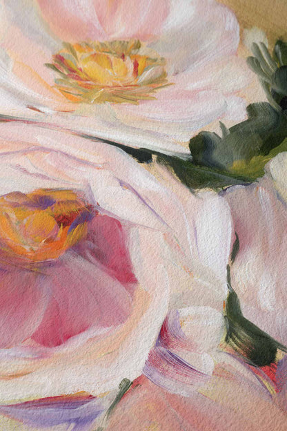 detail shot of paper print