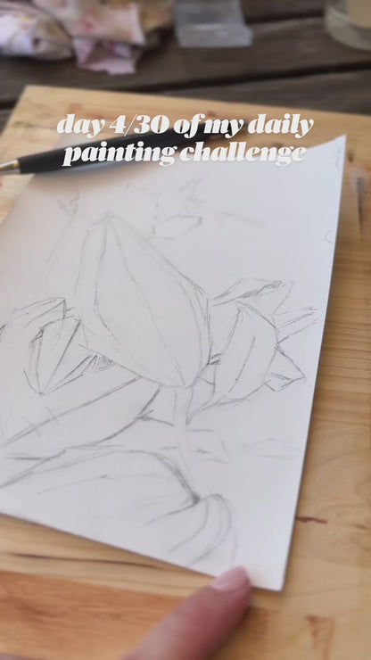 Day 4 - Daily Painting Challenge - Lily